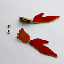 Charger l'image dans la galerie, Boucles d'oreilles en cuir •BIBA• bicolores