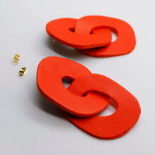 Charger l'image dans la galerie, Boucles d'oreilles en cuir •DAGDA• fluos