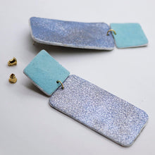 Charger l'image dans la galerie, Boucles d'oreilles en cuir •GYNE• acier