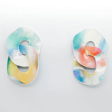 Charger l&#39;image dans la galerie, Boucles d&#39;oreilles en cuir •DAGDA• à motifs