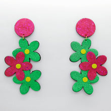 Charger l'image dans la galerie, Boucles d'oreilles en cuir •NENETTE• bicolores