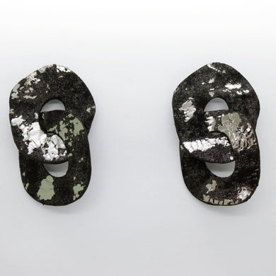 Boucles d'oreilles en cuir •DAGDA• à motifs