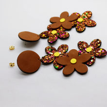 Charger l'image dans la galerie, Boucles d'oreilles en cuir •NENETTE•