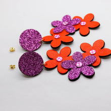 Charger l'image dans la galerie, Boucles d'oreilles en cuir •NENETTE•