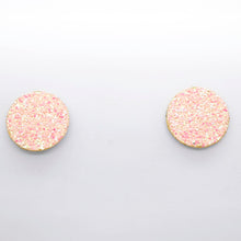 Charger l'image dans la galerie, Boucles d'oreilles en cuir •MINI-SUNI• à paillettes