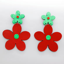 Charger l'image dans la galerie, Boucles d'oreilles •FLORBA• bicolores