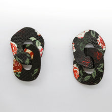 Charger l'image dans la galerie, Boucles d'oreilles en cuir •DAGDA• fleuries