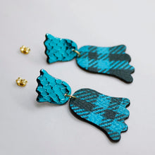Charger l'image dans la galerie, Boucles d'oreilles en cuir •PETULA• à motifs