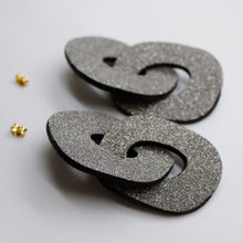 Charger l'image dans la galerie, Boucles d'oreilles en cuir • Petit Défaut •