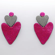 Charger l'image dans la galerie, Boucles d'oreilles en cuir •Petit Défaut •