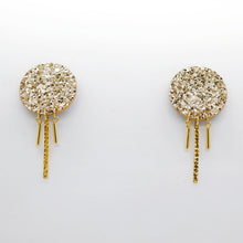 Charger l'image dans la galerie, Boucles d'oreilles en cuir •MINI-SUNI• à paillettes