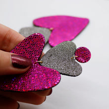 Charger l'image dans la galerie, Boucles d'oreilles en cuir •Petit Défaut •