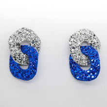 Charger l'image dans la galerie, Boucles d'oreilles en cuir •DAGDA• à paillettes