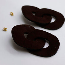 Charger l'image dans la galerie, Boucles d'oreilles en cuir • Petit Défaut •