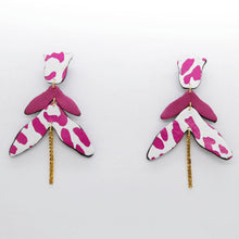 Charger l'image dans la galerie, Boucles d'oreilles en cuir •FULIA• à motifs
