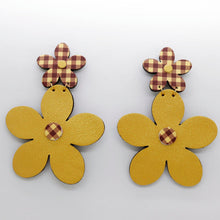 Charger l'image dans la galerie, Boucles d'oreilles •FLORBA• moutarde