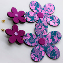 Charger l'image dans la galerie, Boucles d'oreilles •FLORBA• à motifs