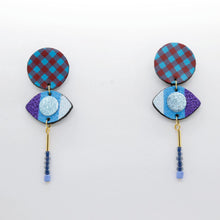 Charger l'image dans la galerie, Boucles d'oreilles en cuir •POTENCO• à motifs