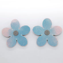 Charger l'image dans la galerie, Boucles d'oreilles en cuir •RITA• argentées