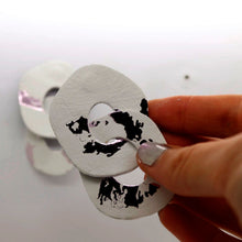 Charger l'image dans la galerie, Boucles d'oreilles en cuir •Petit Défaut•