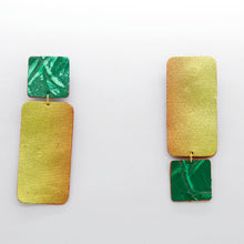 Charger l'image dans la galerie, Boucles d'oreilles en cuir •GYNE• tropicales