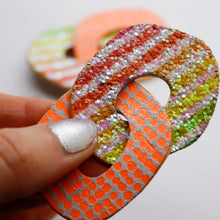Charger l'image dans la galerie, Boucles d'oreilles en cuir •Petit Défaut•