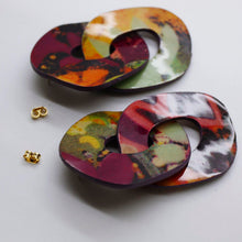 Charger l'image dans la galerie, Boucles d'oreilles en cuir •DAGDA• à motifs