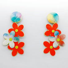 Charger l'image dans la galerie, Boucles d'oreilles en cuir •NENETTE• colorées