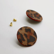 Charger l'image dans la galerie, Boucles d'oreilles en cuir •MINI-SUNI• léopards