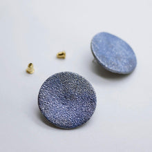 Charger l'image dans la galerie, Boucles d'oreilles en cuir •MINI-SUNI• argents