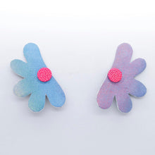 Charger l'image dans la galerie, Boucles d'oreilles en cuir •AUBA• pastel