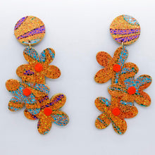 Charger l'image dans la galerie, Boucles d'oreilles en cuir •NENETTE• colorées