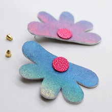 Charger l'image dans la galerie, Boucles d'oreilles en cuir •AUBA• pastel