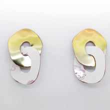Charger l'image dans la galerie, Boucles d'oreilles en cuir •DAGDA• sunset