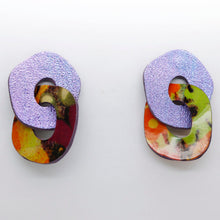 Charger l'image dans la galerie, Boucles d'oreilles en cuir •DAGDA• à motifs