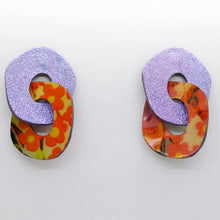 Charger l'image dans la galerie, Boucles d'oreilles en cuir •DAGDA• à motifs