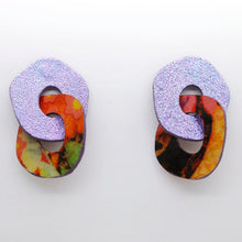 Charger l'image dans la galerie, Boucles d'oreilles en cuir •DAGDA• à motifs