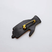 Charger l'image dans la galerie, Broche en cuir •GIGI• sunset