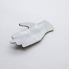 Charger l'image dans la galerie, Broche en cuir •GIGI• irisée