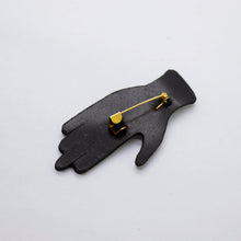 Charger l'image dans la galerie, Broche en cuir •GIGI• irisée