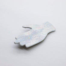 Charger l'image dans la galerie, Broche en cuir •GIGI• irisée