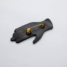 Charger l'image dans la galerie, Broche en cuir •GIGI• verte
