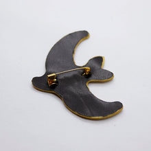 Charger l'image dans la galerie, Broche en cuir •GIGI• cuivre