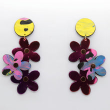 Charger l'image dans la galerie, Boucles d'oreilles en cuir •NENETTE• à motifs
