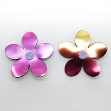 Charger l'image dans la galerie, Boucles d'oreilles en cuir •RITA• sunset