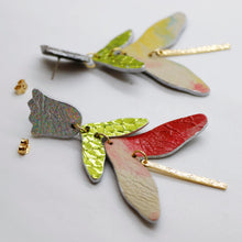 Charger l'image dans la galerie, Boucles d'oreilles en cuir •FULIA• bicolores