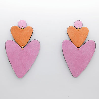 Boucles d'oreilles •BELLÄ• bicolores