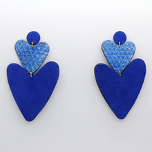 Charger l&#39;image dans la galerie, Boucles d&#39;oreilles •BELLÄ• bleues