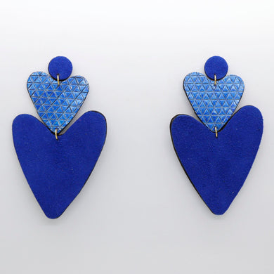 Boucles d'oreilles •BELLÄ• bleues