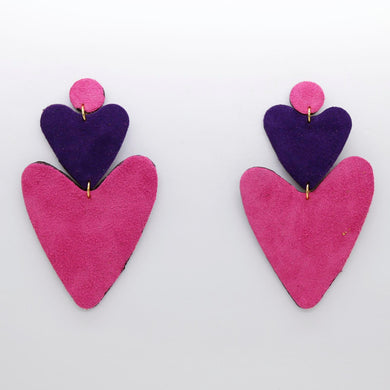 Boucles d'oreilles •BELLÄ• bicolores